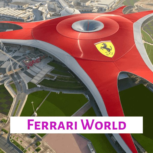 Ferrari world abu dhabi tickets