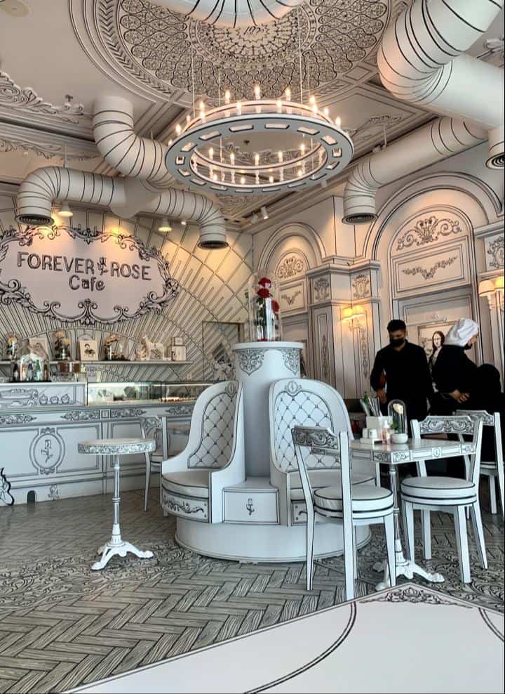 Forever rose caffe dubai